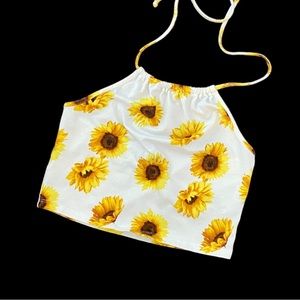 sunflower crop top forever 21